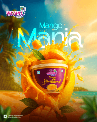 Warna mango shrikhand creative