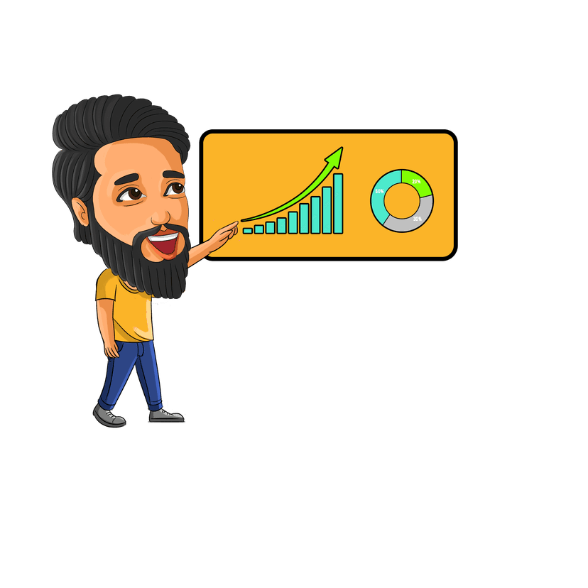 NativeUnit growth partner pointing at a rising performance chart